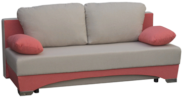 Прямой диван Нео 27 БД пружинный блок в Магадане - предосмотр