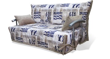 Прямой диван Hit-Divan Аккордеон с боковинами, спальное место 1400 в Магадане