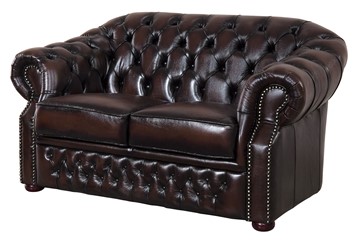 Прямой диван В-128 (2-х местный) brown в Магадане