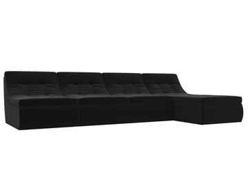 Модульный раскладной диван Холидей, Черный (микровельвет) в Магадане