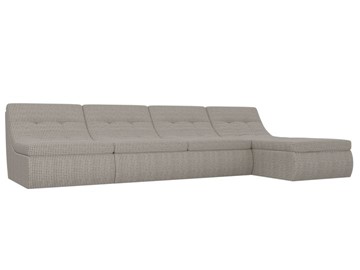 Модульный раскладной диван Холидей, Корфу 02 (рогожка) в Магадане