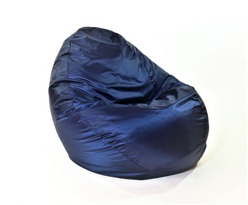 Кресло-мешок Макси, оксфорд, 150х100, черно-синее в Магадане