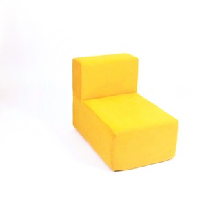 Кресло КлассМебель Тетрис 50х80х60, желтое в Магадане