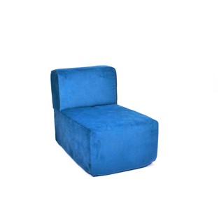 Кресло КлассМебель Тетрис 50х80х60, синий в Магадане