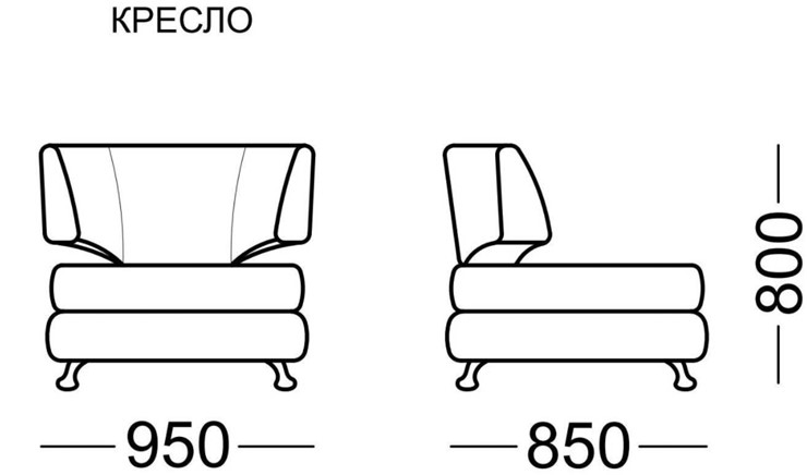Кресло Бруно Элита 50 Б в Магадане - изображение 3