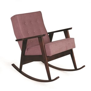Кресло-качалка Ретро (темный тон / 08 - розовый) в Магадане