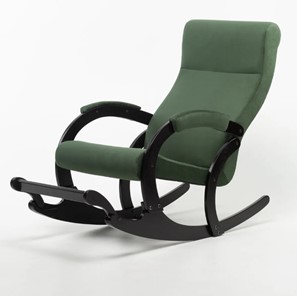 Кресло-качалка в гостиную Марсель, ткань Amigo Green 33-Т-AG в Магадане