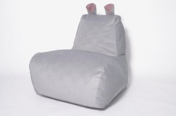 Кресло-мешок Бегемот серый в Магадане