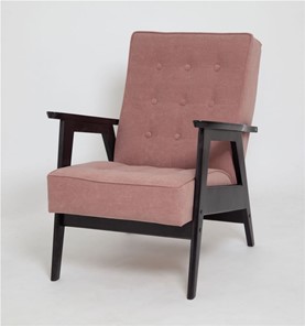 Кресло Ретро (венге / RS 12 - розовый) в Магадане