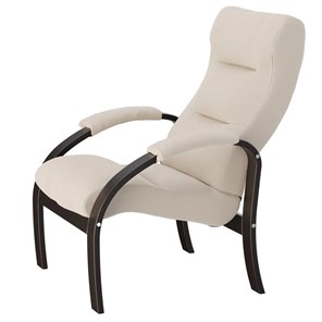 Мягкое кресло Мебелик Шоле, ткань макс 100, каркас венге в Магадане