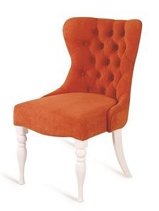 Кресло Вальс (Эмаль белая / Морковный) в Магадане