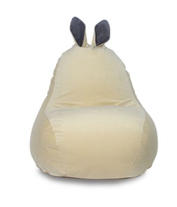 Кресло-мешок Зайка (короткие уши), желтый в Магадане