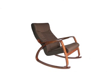 Кресло-качалка Женева, ткань шоколад в Магадане
