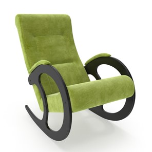 Кресло-качалка Модель 3, Verona 38 Apple Green-велюр в Магадане