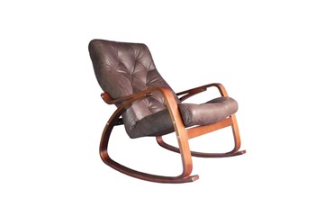 Кресло-качалка Гранд, замша шоколад в Магадане