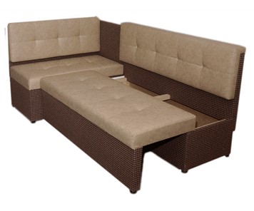 Кухонный угловой диван Нео КМ 3 с механизмом 2000*1110 в Магадане - предосмотр 5