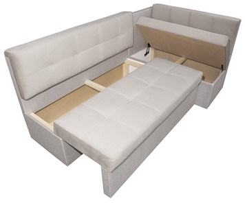 Кухонный угловой диван Нео КМ 3 с механизмом 2000*1110 в Магадане - предосмотр 3