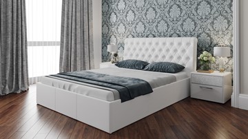 Кровать 2-спальная Скарлет (Белая) в Магадане