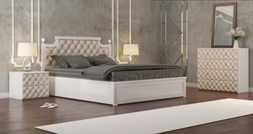 Кровать полутороспальная СВ-Стиль Сфера 140*190 с основанием в Магадане