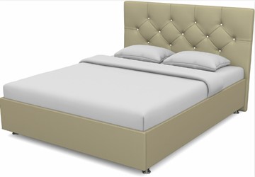 Кровать 1.5-спальная Моника 1400 с основанием (Nitro Сream) в Магадане