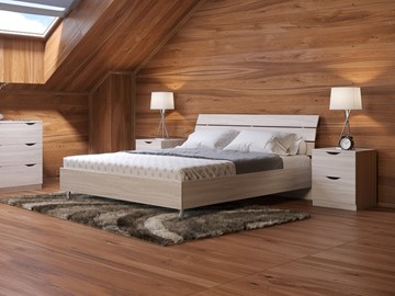 Кровать 2-спальная Rest 1, 180х200, дуб шамони в Магадане