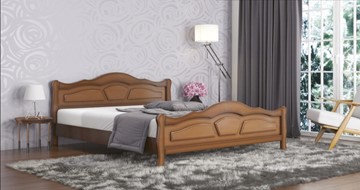 Спальная кровать СВ-Стиль Легенда 140*200 с основанием в Магадане
