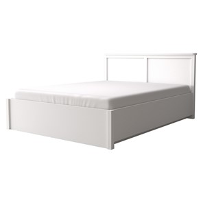 Двуспальная кровать Харрис 42.2 (Белый) с подъемным механизмом 1600 в Магадане