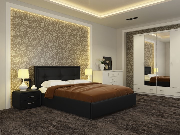Спальная кровать Adele размер 160*200 с основанием в Магадане - изображение 3
