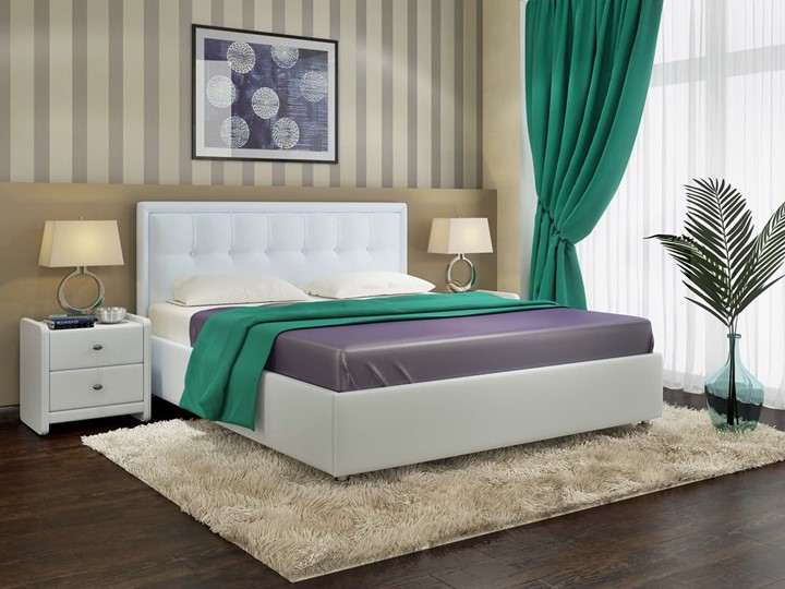 Кровать 2-спальная Amelia размер 180*200 с основанием в Магадане - изображение 2