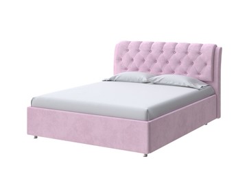 Кровать Chester 180х200, Велюр (Teddy Розовый фламинго) в Магадане