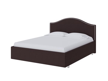Кровать 2-спальная Proson Classic 180х200, Экокожа (Коричневый) в Магадане