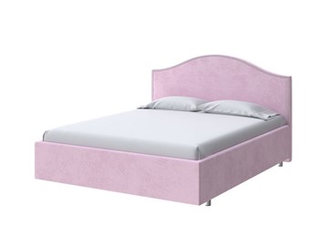 Кровать 2-спальная Classic 180х200, Велюр (Teddy Розовый фламинго) в Магадане