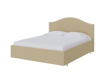 Кровать в спальню Proson Classic 200х200, Экокожа (Бежевый) в Магадане