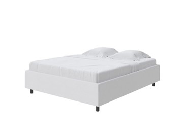 Двуспальная кровать Como (Veda) Base 1 140x200, Экокожа (Белый) в Магадане
