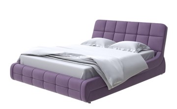 Спальная кровать Corso-6 140x200, Микрофибра (Diva Вечерний ирис) в Магадане