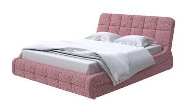 Двуспальная кровать Corso-6 140x200, Рогожка (Levis 62 Розовый) в Магадане