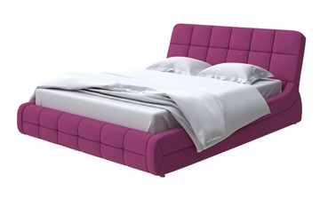 Спальная кровать Corso-6 140x200, Рогожка (Savana Berry) в Магадане