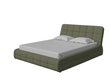 Кровать в спальню Corso-6 140x200, Искусственная шерсть (Лама Авокадо) в Магадане
