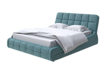Двуспальная кровать Corso-6 200х200, Велюр (Gratta 5 Морская лагуна) в Магадане