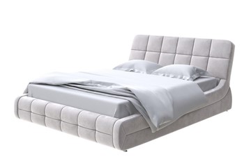 Кровать 2-спальная Corso-6 200х200, Велюр (Лофти Серый) в Магадане