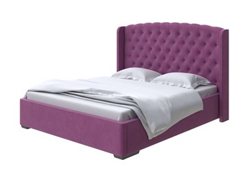Спальная кровать Dario Classic Lite 160x200, Микровелюр (Manhattan Пряная вишня) в Магадане