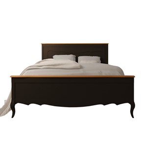 Двуспальная кровать Leontina (ST9341/16BLK) Черный в Магадане