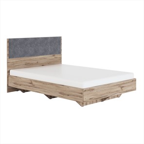 Кровать спальная Алисия Николь (мод.1.5) 1,8 серый текстиль, с ортопедическим основанием в Магадане