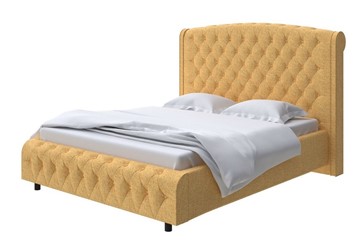 Кровать в спальню Salvatore Grand 140x200, Букле (Beatto Куркума) в Магадане