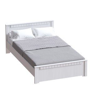 Кровать с основанием Прованс,1400 Бодега белая/Платина премиум в Магадане