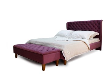 Кровать без механизма 2х-спальная Моника 2 с высокими ножками 2200х2150 мм в Магадане