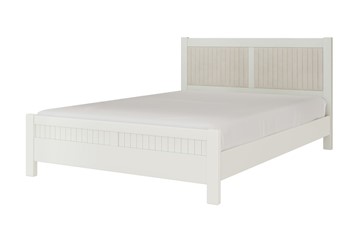 Кровать с мягкой спинкой Фрида (белый античный) 160х200 в Магадане