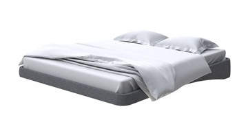 Парящая кровать 160х200, Рогожка (Savana Grey) в Магадане