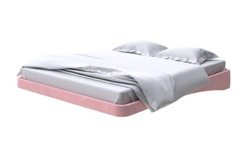 Парящая кровать 160х200, Велюр (Casa Жемчужно-розовый) в Магадане