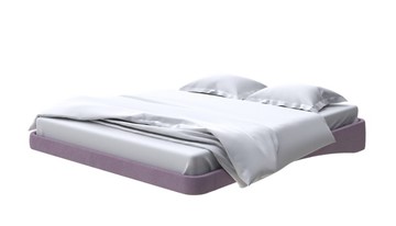 Парящая кровать 2-спальная 200х200, Велюр (Ultra Сливовый) в Магадане